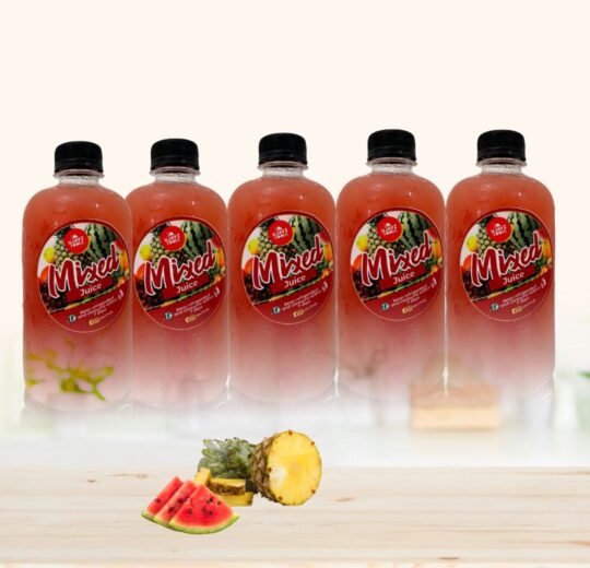 500ml bottle of fresh mixed fruit juice from Ujayzfood in Asaba