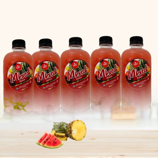 500ml bottle of fresh mixed fruit juice from Ujayzfood in Asaba