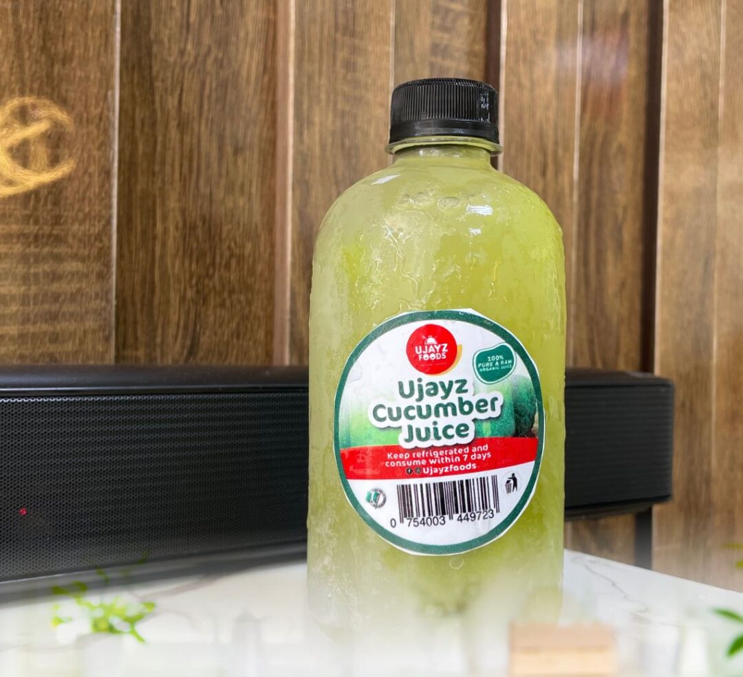 500ml bottle of fresh cucumber juice from Ujayzfood in Asaba