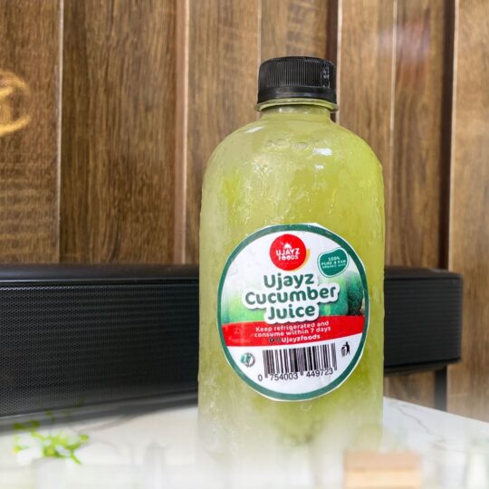 500ml bottle of fresh cucumber juice from Ujayzfood in Asaba