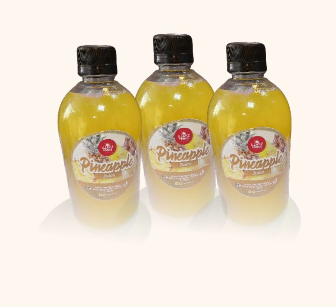 500ml bottle of fresh pineapple juice from Ujayzfood in Asaba